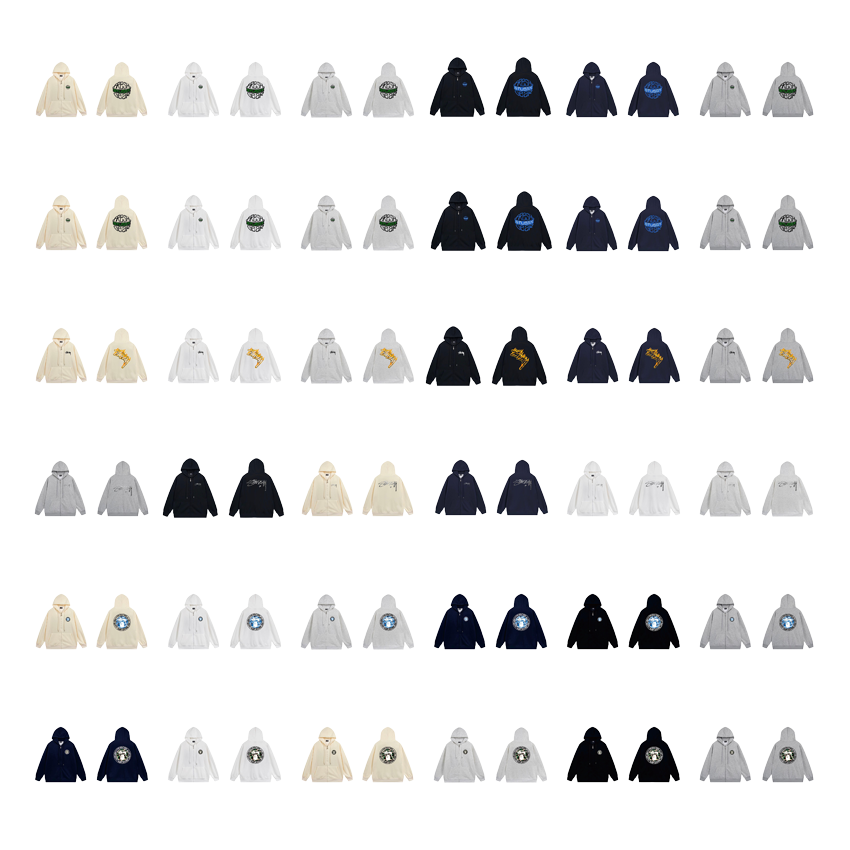 STU hooded sweatshirt collection 7